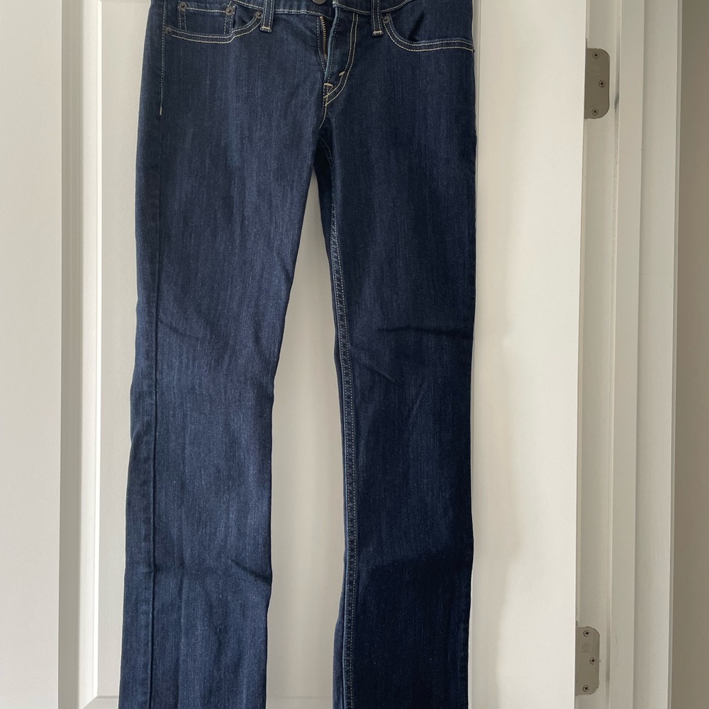 Levi's Dark Blue Straight Leg Jeans